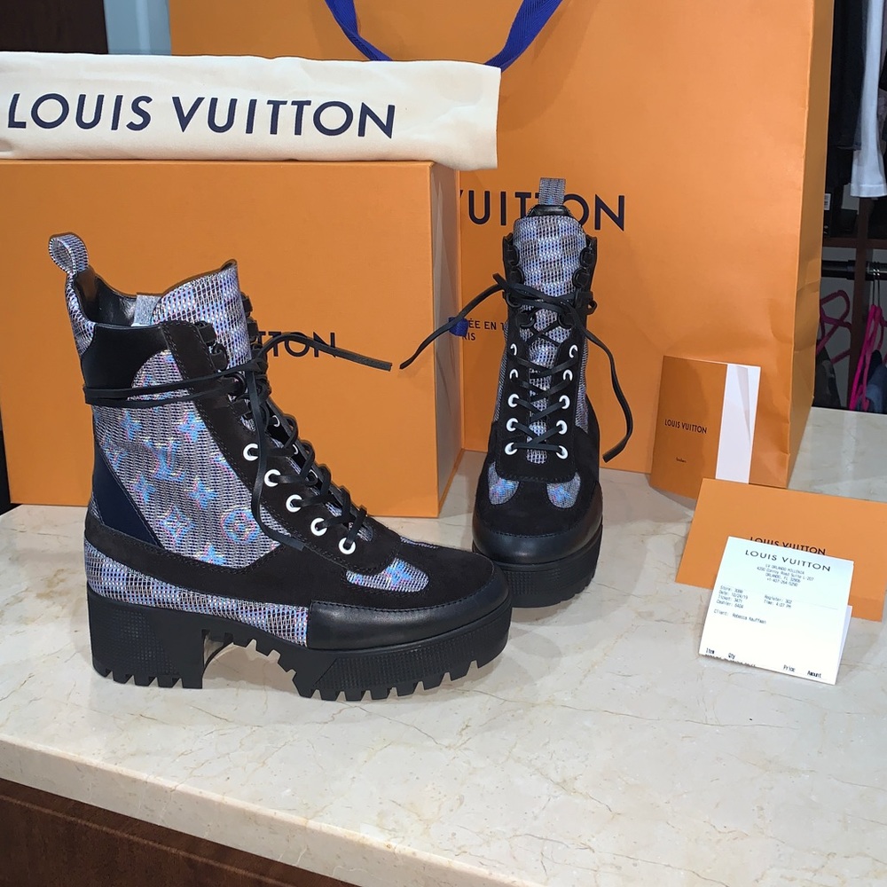 Louis Vuitton Platform Desert Boots
